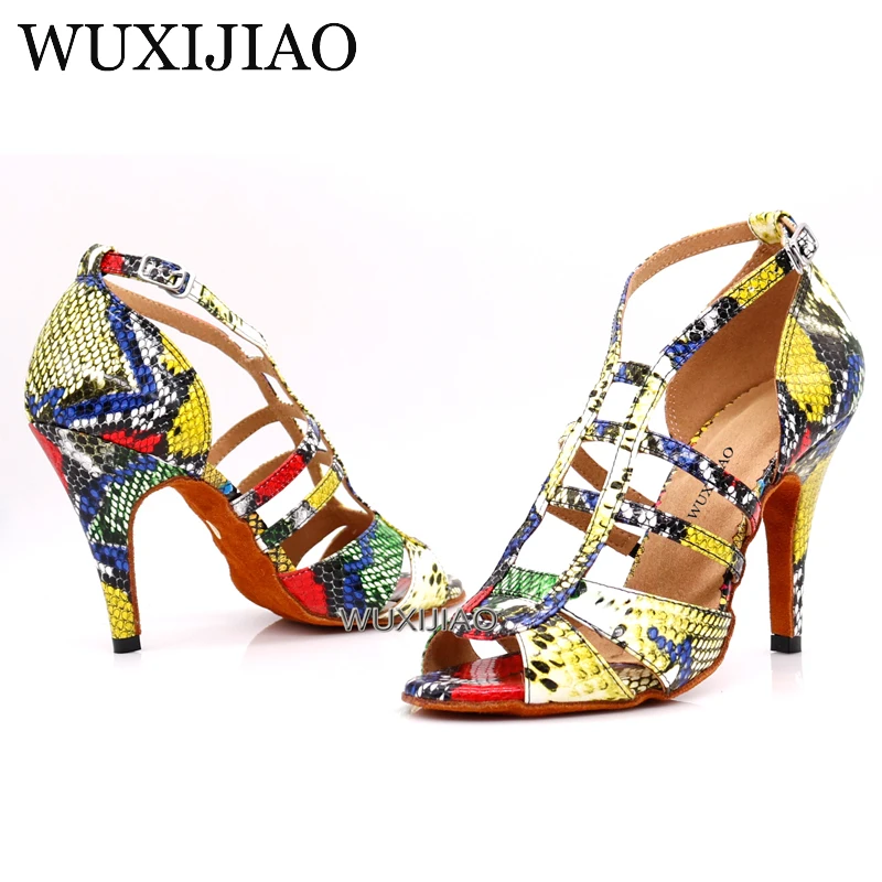 WUXIJIAO; Обувь для бальных танцев; женская обувь; zapatos de mujer; обувь для латинских танцев; обувь для сальсы; chaussure femme