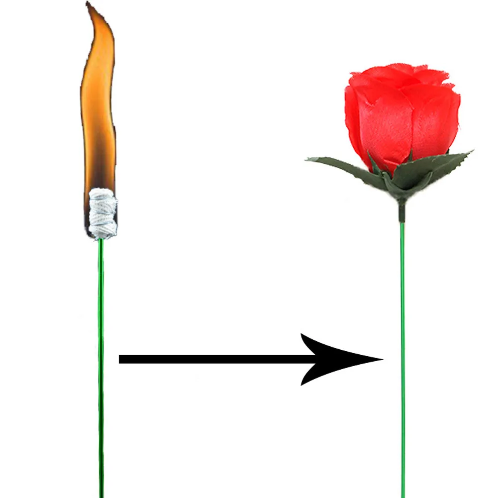 

Valentine's Day Present Torches Change Roses Magic Tricks Funny Novelty Surprise Prank Joke Mystical Fun Toy