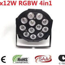 12x12 Вт Американский dj Мега quad par profilo luminoso делла фаза дель СИД luce делла лавата miscelazione colore rgbw