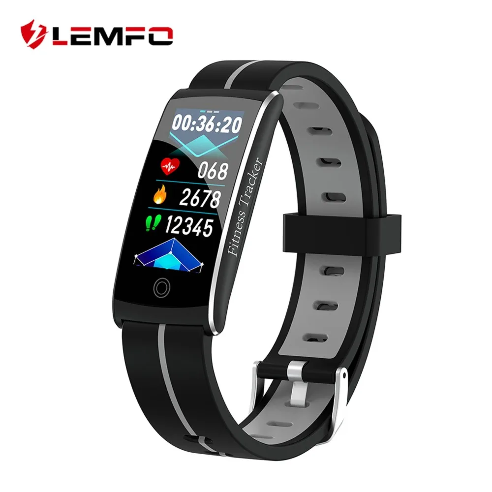 

LEMFO F10C Fitness Bracelet IP68 Waterproof Heart Rate Monitor Blood Pressure Smart Band Activity Tracker Pedometer Men Women