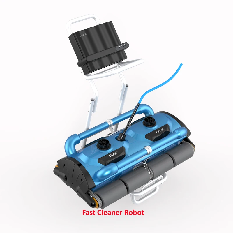 Коммерческое использование Роботизированный автоматический очиститель бассейна Icleaner-200D с кабелем 40 м или 50 м для большого размера бассейна(не менее 1000м2