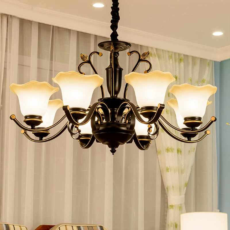 Buy Dining Room led Chandeliers Modern Style Glass