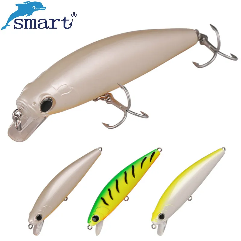 

Smart Minnow Bait 9cm11g Floating 0.3-0.7m VMC Hook Fishing Lures Isca Artificial Pesca Peche Crankbaits Wobblers Fishing Tackle