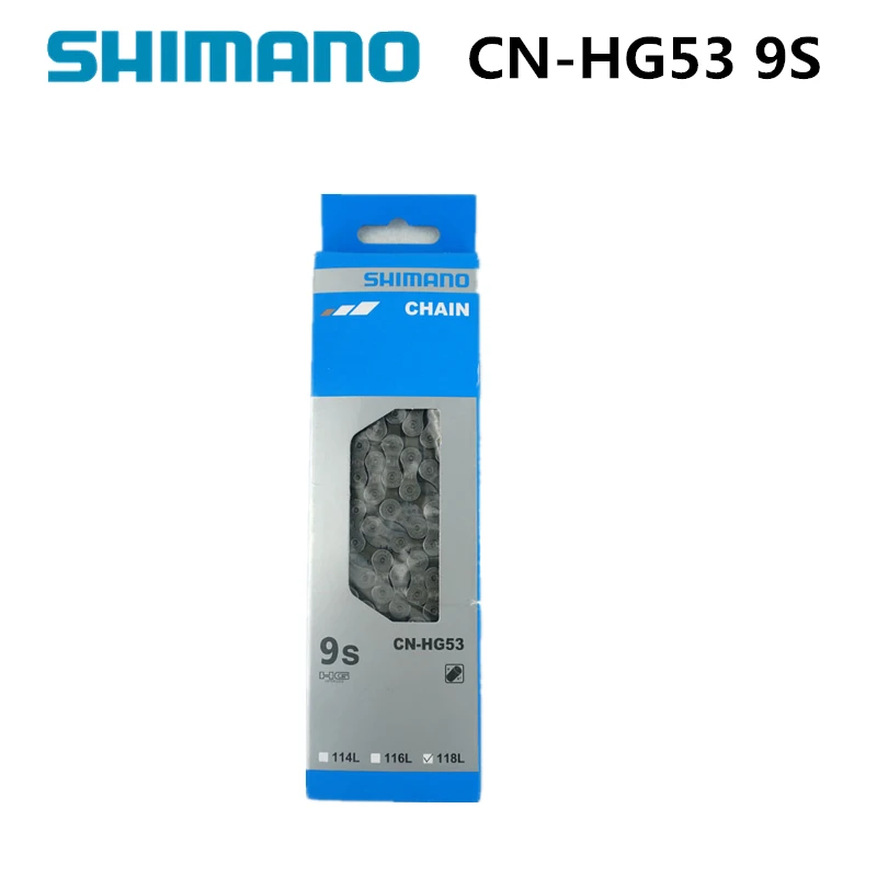 

Shimano CN HG53 9S Speed Chain 116L Link MTB & Road Bicycle Part