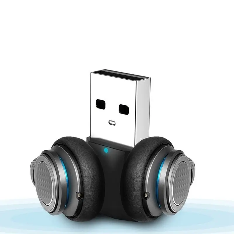 

USB Bluetooth 4.2 Stereo Audio Transmitter Adapter for TV PC Speaker Headphone SL@88