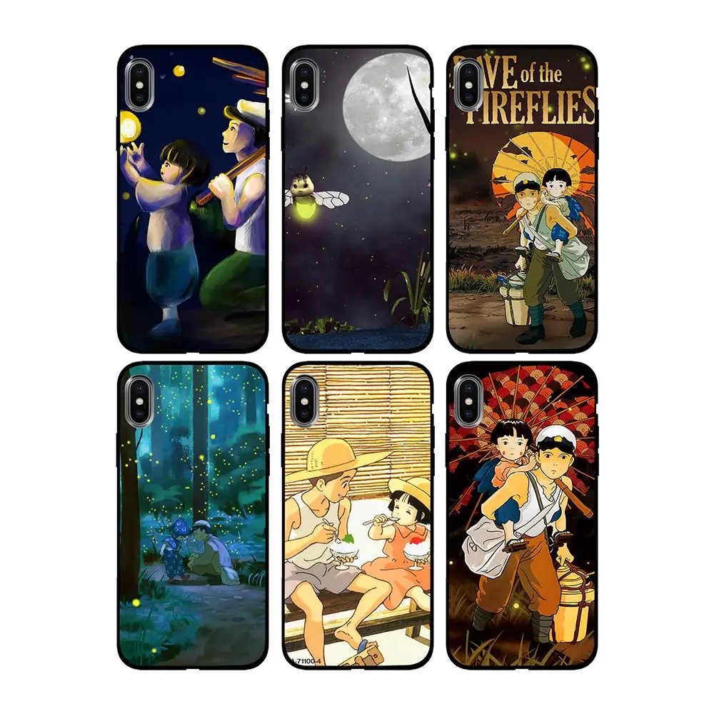 Hotaru no haka touch Japan Movie Мягкий чехол из ТПУ для Apple iPhone 6 6S 7 8 Plus 5 5S SE X XS MAX XR силиконовые