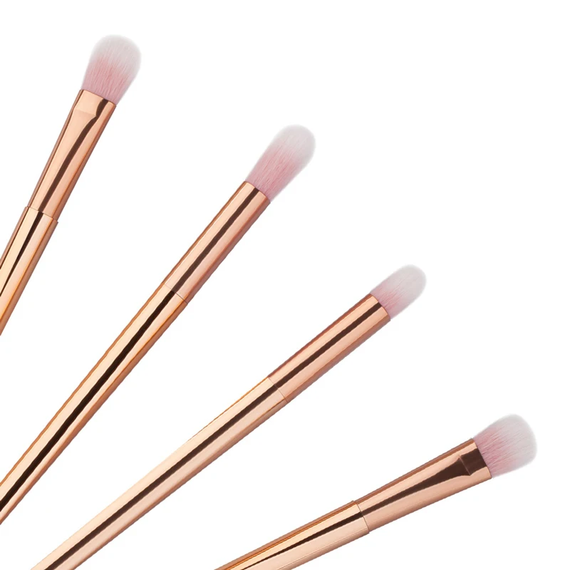 

4Pcs Makeup Brushes Set Foundation Powder Eyeshadow Kit Eyeliner Lip Eye Brow Brushes Professional Beauty Tools Cosmetic Brush