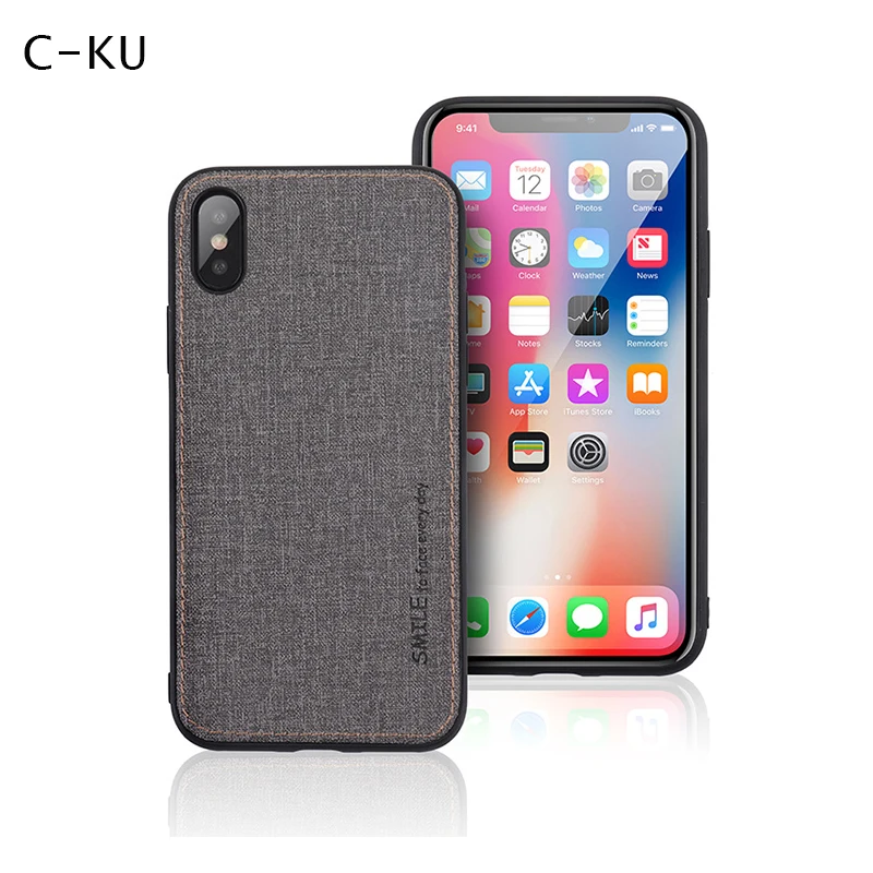 Тканевый текстурный чехол для телефона iphone xsmax xr роскошный силиконовый край
