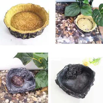 

Aquarium Reptile Turtle Basking Feeding Bowl Platform Floating Fish Tank Decor