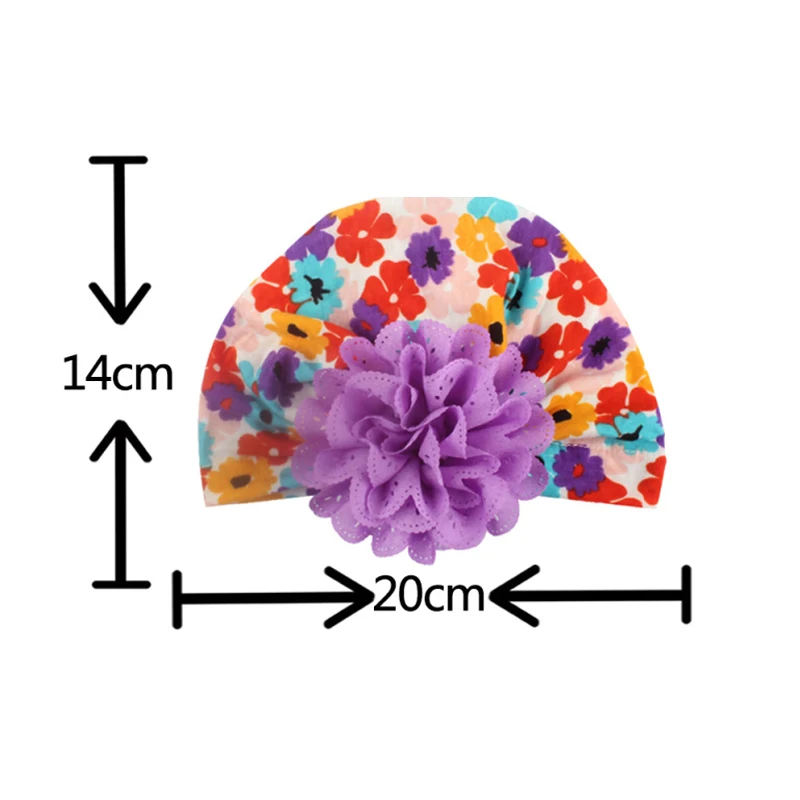 7 Colors Infant Headbands Turban Headband For Girls Stretchy Beanie Hat Headwear Baby Hair Accessories Turban Dropshipping