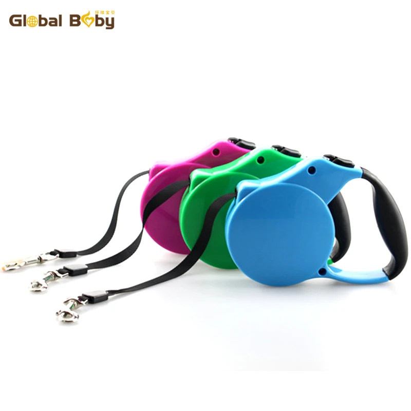 

New Arrival 3M 5M Retractable Dog Leash ABS Extending Pet Dog Puppy Walking Leash Leads