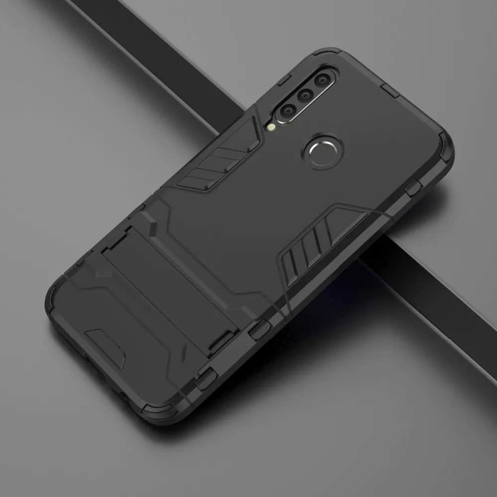 Чехол Honor 10i HRY-LX1T тонкий противоударный резиновый чехол с подставкой для Huawei Honor10i