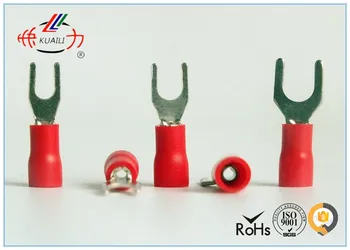 

100pcs insulated Fork ends TU-JTK SVM 1.25-4