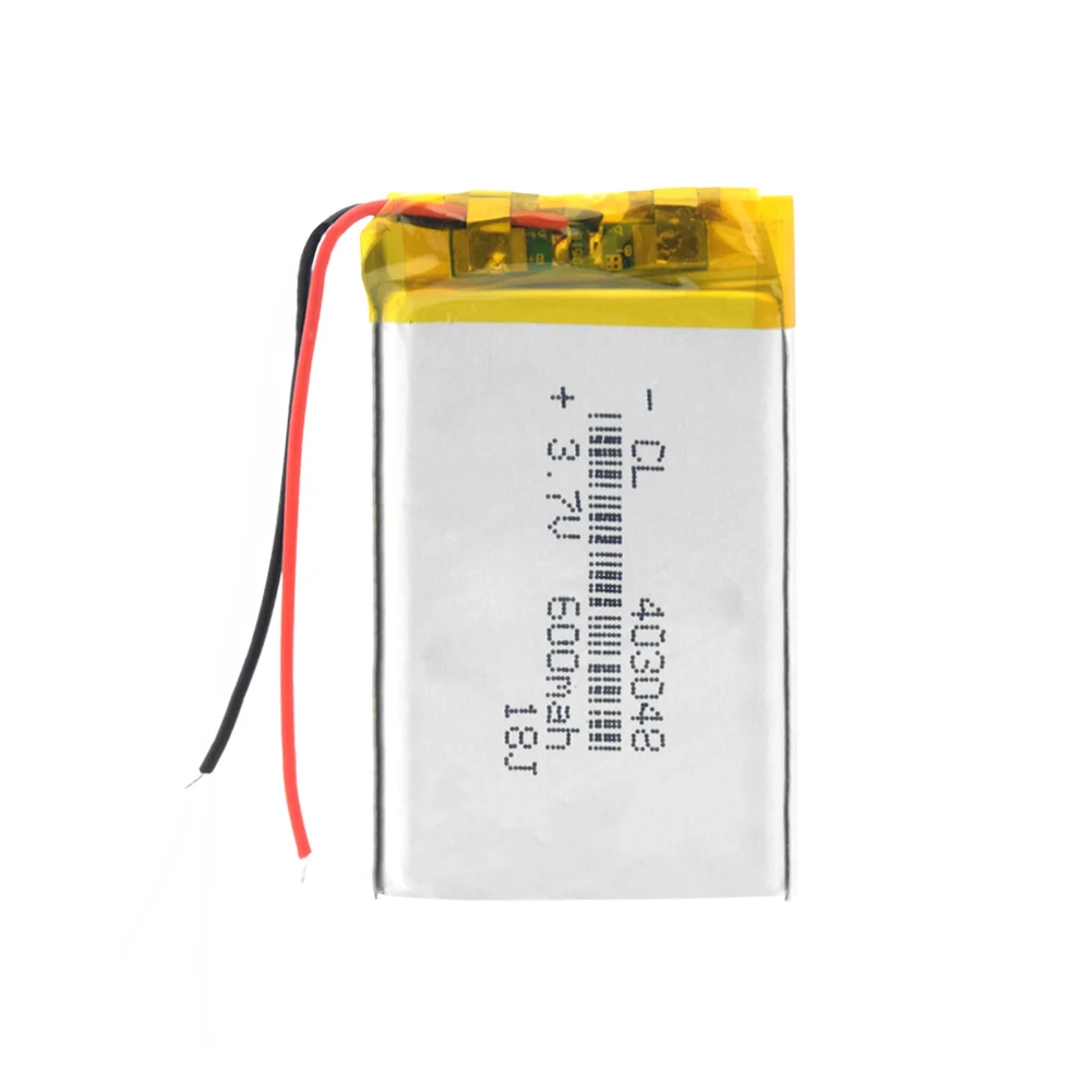 403048 3,7 V 600mah 043048 литий-полимерный аккумулятор с защитной платой для MP3 MP4 MP5 DVR DVD Bluetooth GSP цифровых продуктов