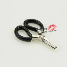 Мини кукольный домик мини-сцена набор декораций Кукольный дом аксессуары мини Черные ножницы