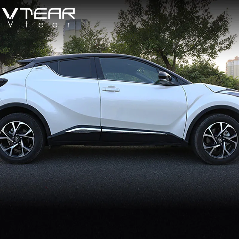 Vtear для Toyota CHR C-HR корпус автомобильной двери из нержавеющей стали боковой протектор отделка полосы внешние аксессуары анти-Натирание