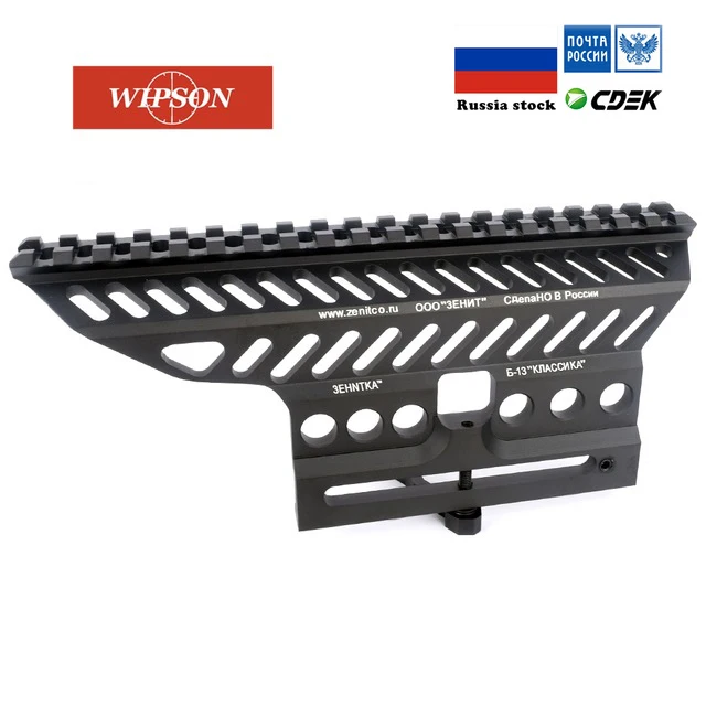 US $14.00 WIPSON Russian ak AK47 74 47 B-13 CNC Aluminium 20mm M47 qd Side Rail Red Dot Scope Mount Base Pica