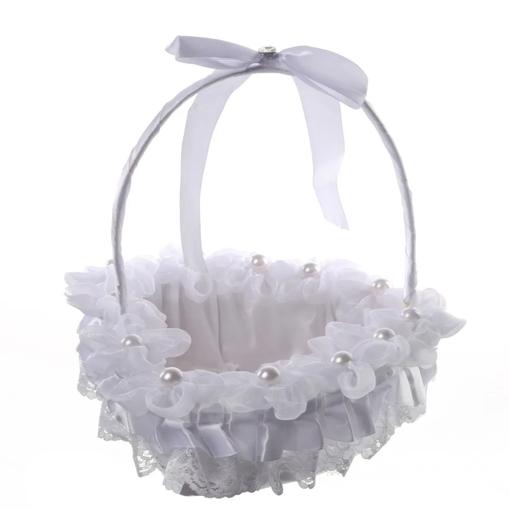 Flower Girl Basket Romantic Wedding Day Collection Flower Basket