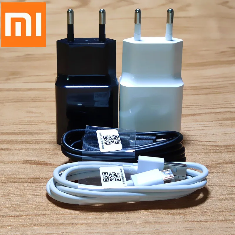 

Original XIAOMI Wall Charger 5V2A EU Plug Adapter 80cm Micro USB Data Sync Cable For Redmi Note 2 3 4 5 plus pro 4X 5a 4a S2 3S