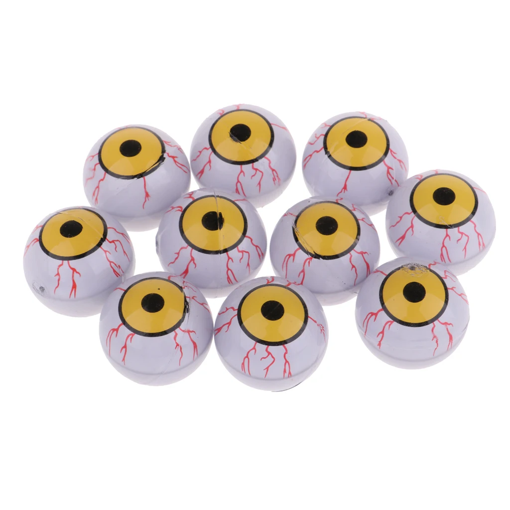 Buy MagiDeal 10pcs 28mm Plastic Eyeballs Eyes for Kids DIY Craft Toy Supplies