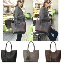 Новинка, модная женская кожаная сумка с кисточками, сумка через плечо, сумка-мессенджер, сумки для покупок