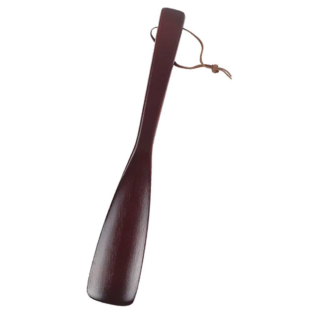 Wooden Shoehorn Long Shoe Horn with Loop Convenient for Hanging Spoon Shoe Horns 25 -54cm