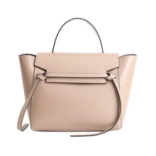 New 2019 Classic Belt Design Women Split Leather Handbag Fashion Brand Ladies Shoulder Bag Trendy Messenger Bag For Female Bolsa 2018 new vintage split cow leather women s bag handbag brand simple design female shoulder bag women messenger bags