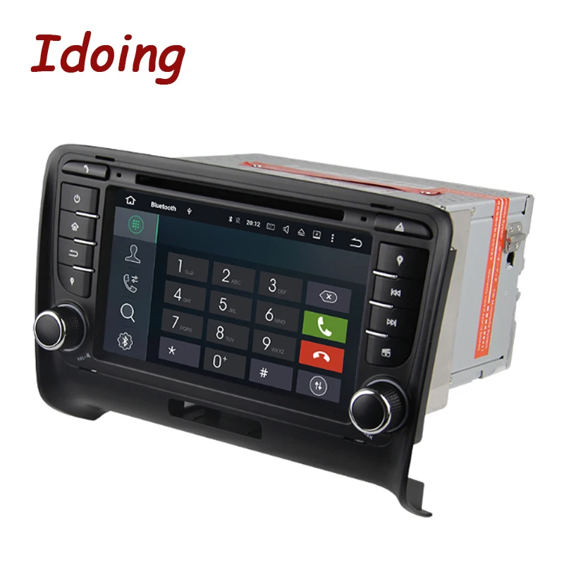 Flash Deal Idoing 2 Din Car Radio GPS Android9.0 4G RAM 32G ROM 8Core For Audi TT Double Din Car DVD Player Multimedia WiFi 3G TV Fast Boot 4