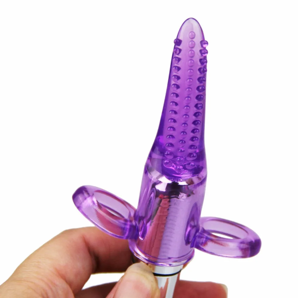 HB090purple G Spot Oral Licking Vibrators  (5)
