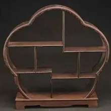 Изысканный китайский классический decoratable фон для фотостудии с изображением старого вырезанный вручную цветок-shape форме, благодаря чему создается ощущение невесомости с Дисплей стенд