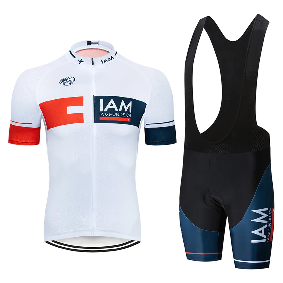 

2019 Summer Blue IAM Item Cycling jersey Bicycle Clothing Maillot Ropa Ciclismo MTB Bike Clothes Sportswear Cycling GEL PAD Suit