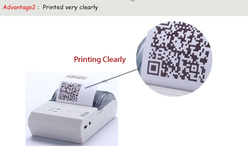 Thermal pocket printer 58mm portable bluetooth android mobile printer E20UA mini pos receipt impresora portatil quality machine