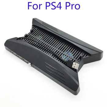 

For Sony PS4 Pro Game Console cooling system Multiple Hub USB Dual Cooling Fans Charging Dock Vertical Stand Holder