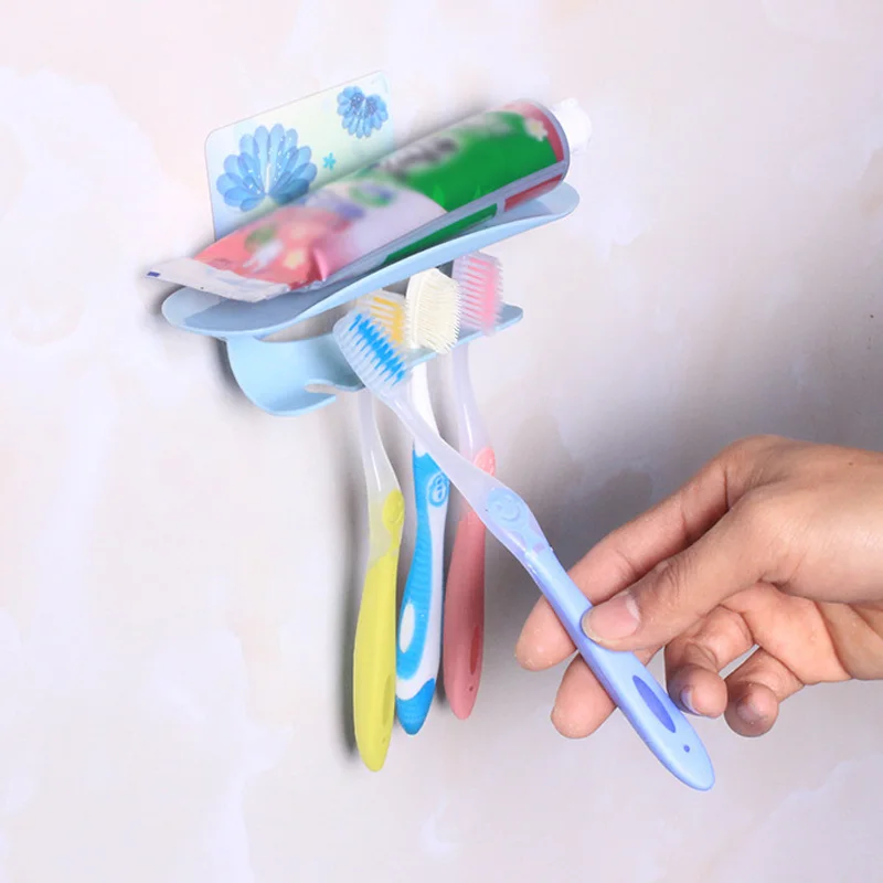 Держатель на присосках для зубной щетки|toothbrush holder|plastic toothbrush holdertoothbrush holder bathroom |