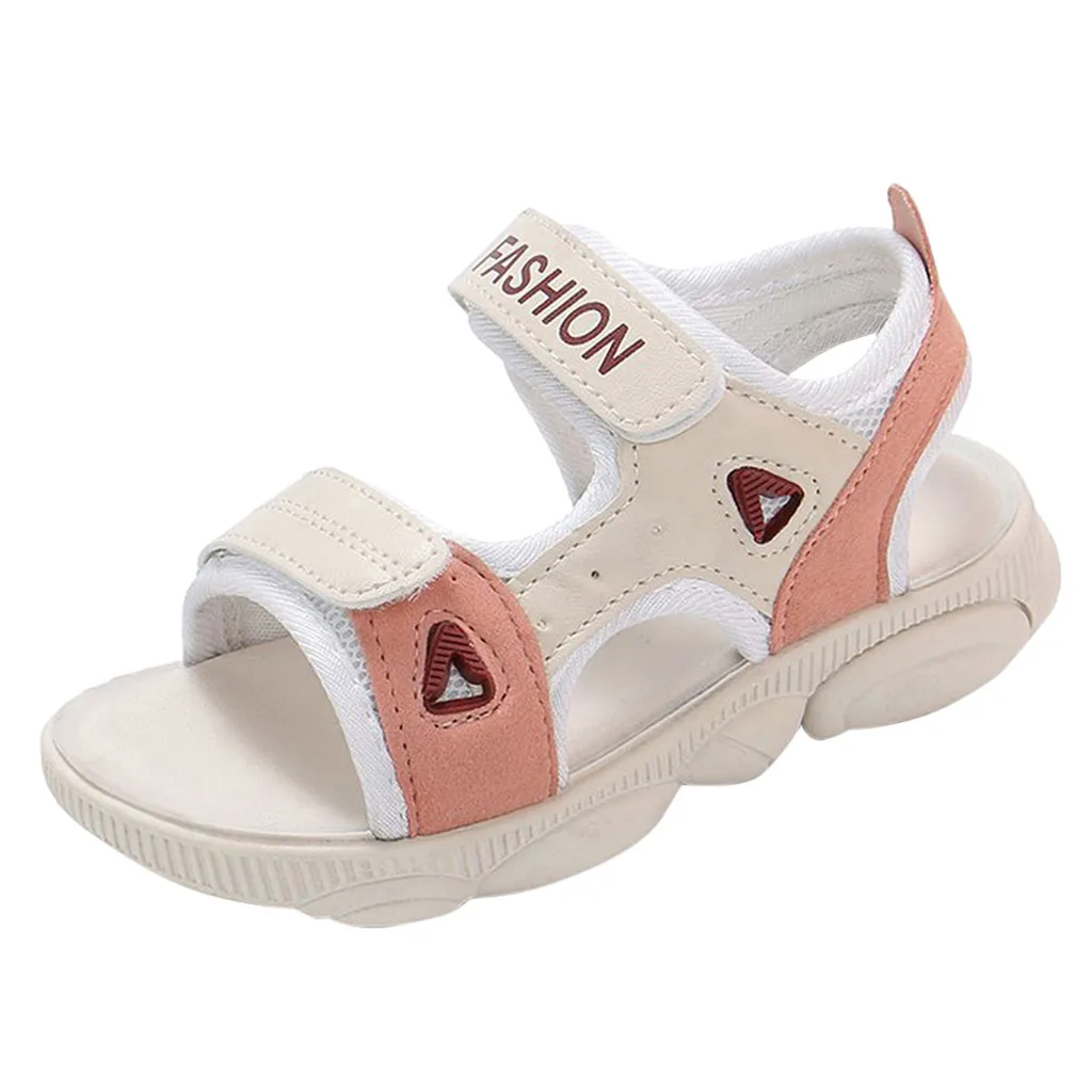 Крутая летняя пляжная обувь для маленьких девочек и мальчиков; сандалии; кроссовки