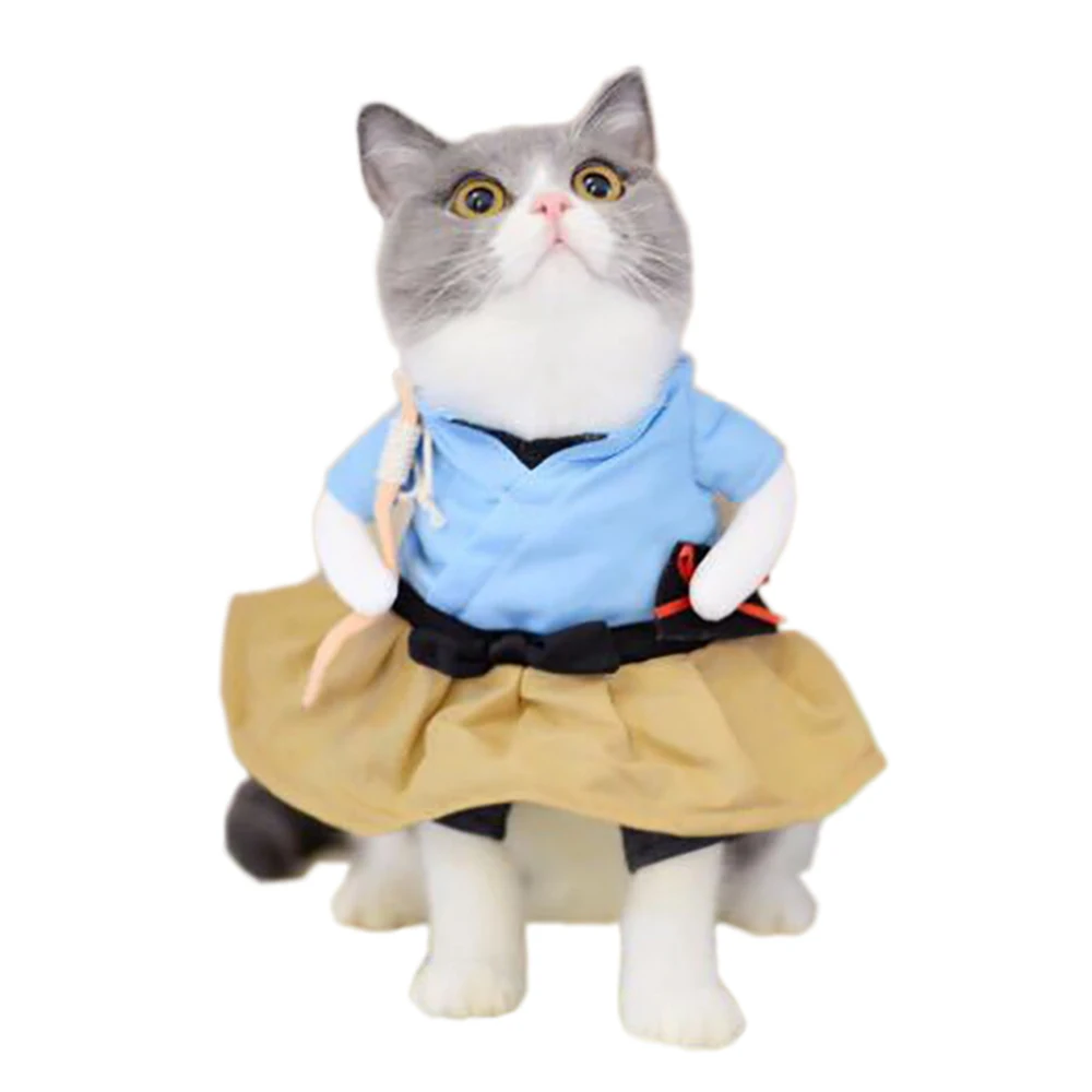 Adorable Dog Cat Costumes Urashima Taro Cosplay Suit Pet Apparel
