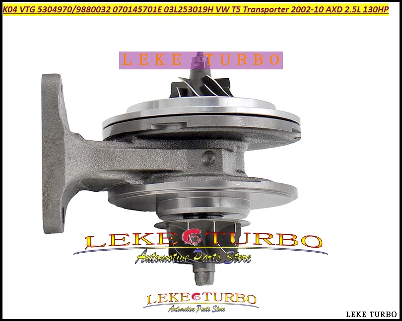 K04 VTG 53049700032 53049880032 070145701E 03L253019H Turbo Cartridge CHRA Core Turbocharger For VOLKSWAGEN VW T5 Transporter 2002-10 AXD 2.5L 130HP  (3)