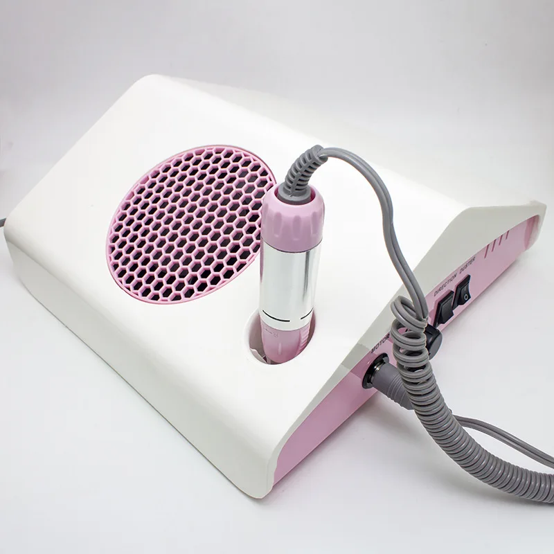 

2 in 1 Multifunctional Electric Nail Art Drill Manicure Kit + Dust Vacuum Suction Machine Salon Nail Art Tool