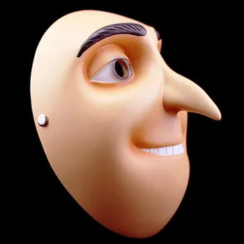 

Free Shipping Movie Themed Collections Despicable Minious Me Mask Masquerade Costumes Cosplay Props Resin Gru Masks
