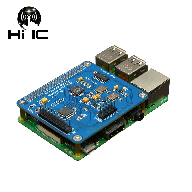 AK4137 Raspberry Pi IIS DAC декодер плата цифровой плеер сетевой Поддержка I2S 32 бит 384K DSD256 для