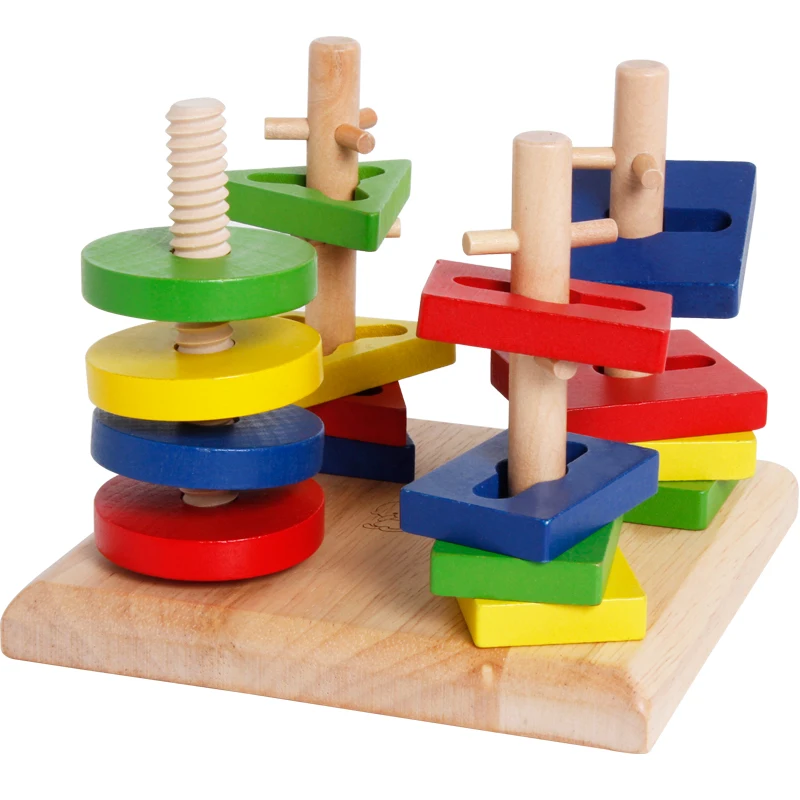 Montessori Kids Toy Finger Twister Creative Balance Jingsaw Preschool Brinquedos Juguets
