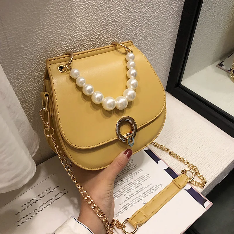 

Female Crossbody Tote Beading Bags For Women 2019 Quality Leather Luxury Handbag Designer Sac Main Ladies Shoulder Messenger Bag