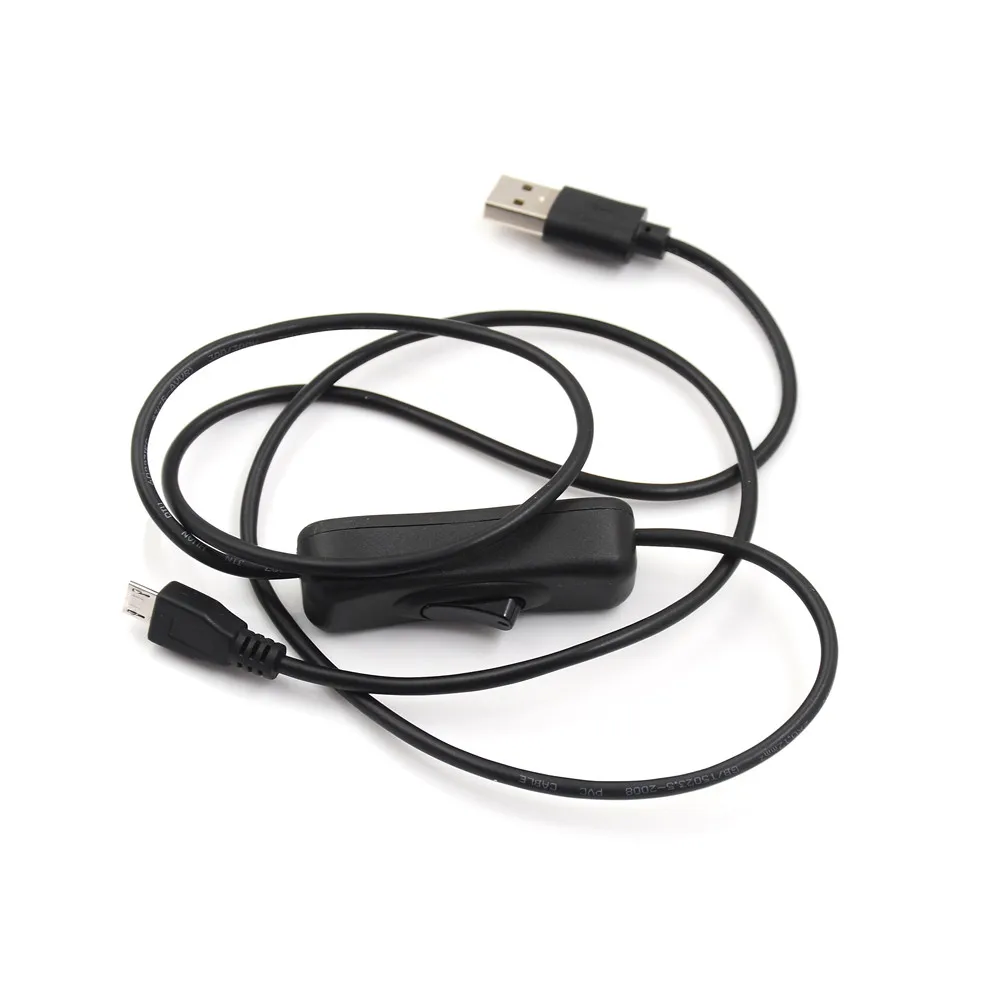 Кабель питания с кнопкой включения/выключения Micro usb зарядный кабель для Banana PI Raspberry Pi 2 power