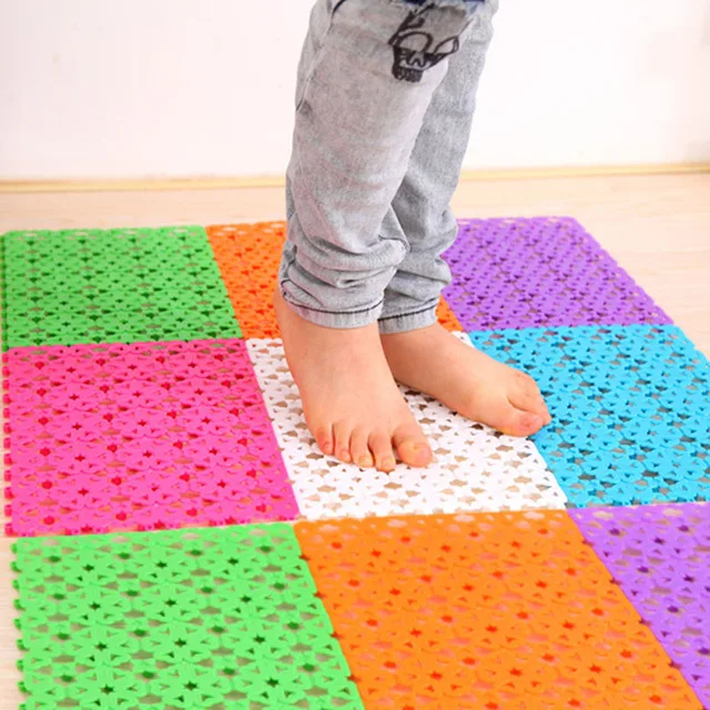 30*20cm Non slip rubber floor mats bathroom carpet plastic bath mat