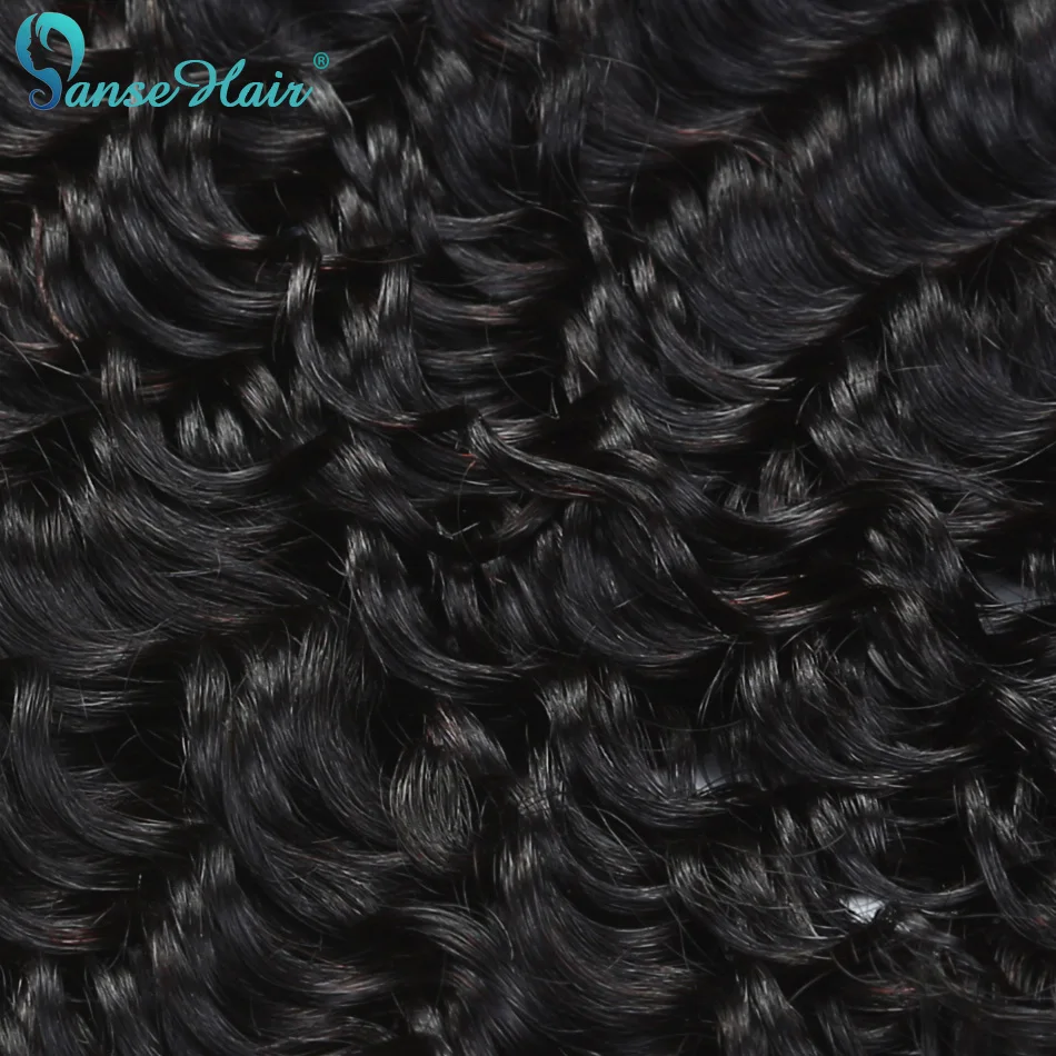 Panse Hair Deep Wave Hair 4 Bundles Per Lot Malaysian Human Hair Weaving Customized 8 to 30 Inches 1B Human Hair Extension