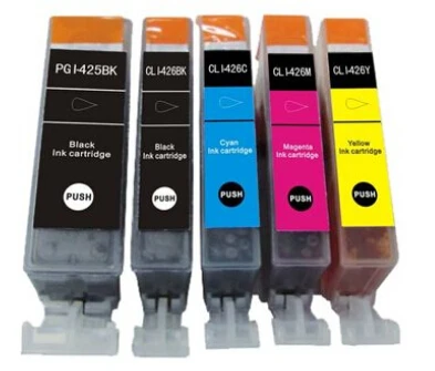 Чернильный картридж hisaint для Canon 425 426 PGI-425 Pixma MG8140/6140/IP4840/IX6540/MX884 струйный принтер |