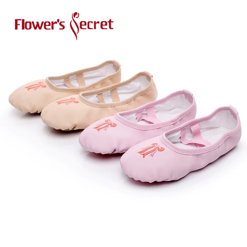 

Flower's Secret Ballet Dance Shoes Yoga Sneakers Children Girls Women Slippers According The CM To Buy