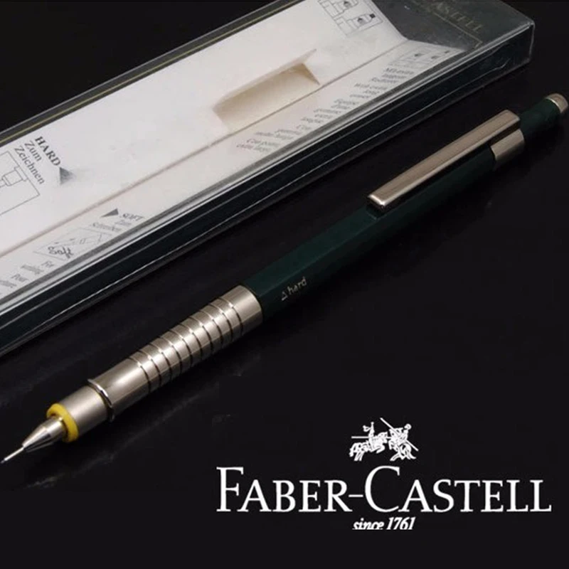 Германия Faber Castell механические карандаши жесткий/мягкий режим 0,35/0,5/0,7/1,0 мм графический дизайн канцелярских принадлежностей