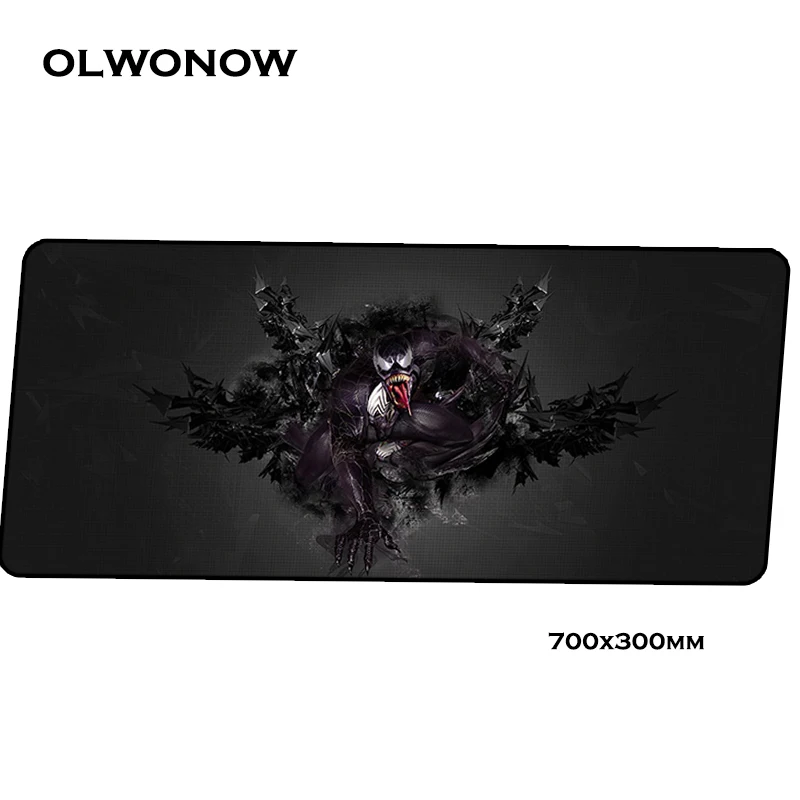 Venom mouse pad HD pattern 70x30cm pad to mouse Popular computer mousepad gaming mousepad gamer to laptop Adorable mouse mat - Цвет: Size 700x300x2mm