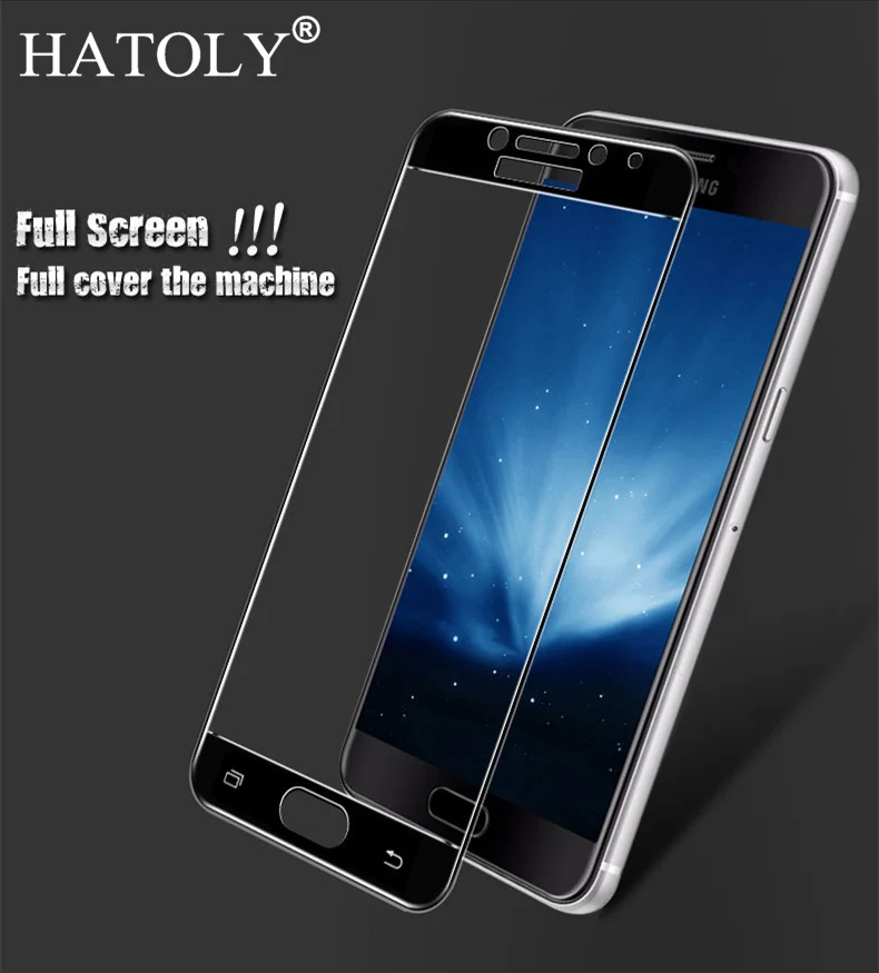 Закаленное стекло для samsung Galaxy C5 Pro 1 шт. защита экрана C5010 полное покрытие 3D пленка